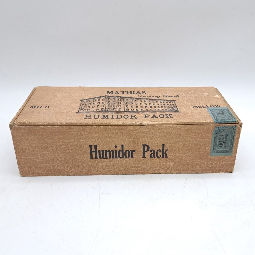 Mathias Humidor Pack Cigar Box - Picture 3 of 10